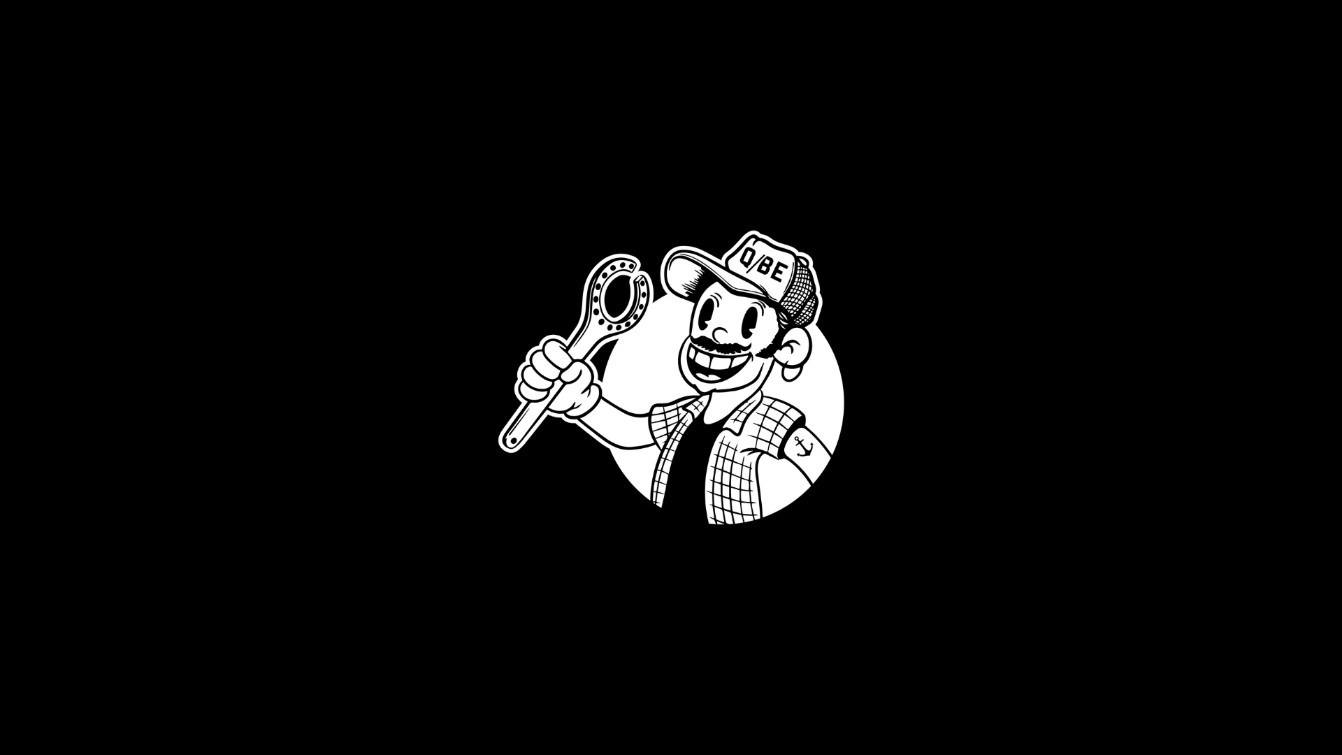 Fond mascotte Q/Be accueil